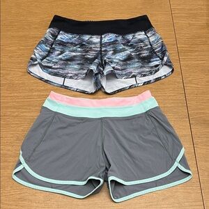Lot of 2 Ivivva shorts size 14 with built in liner
